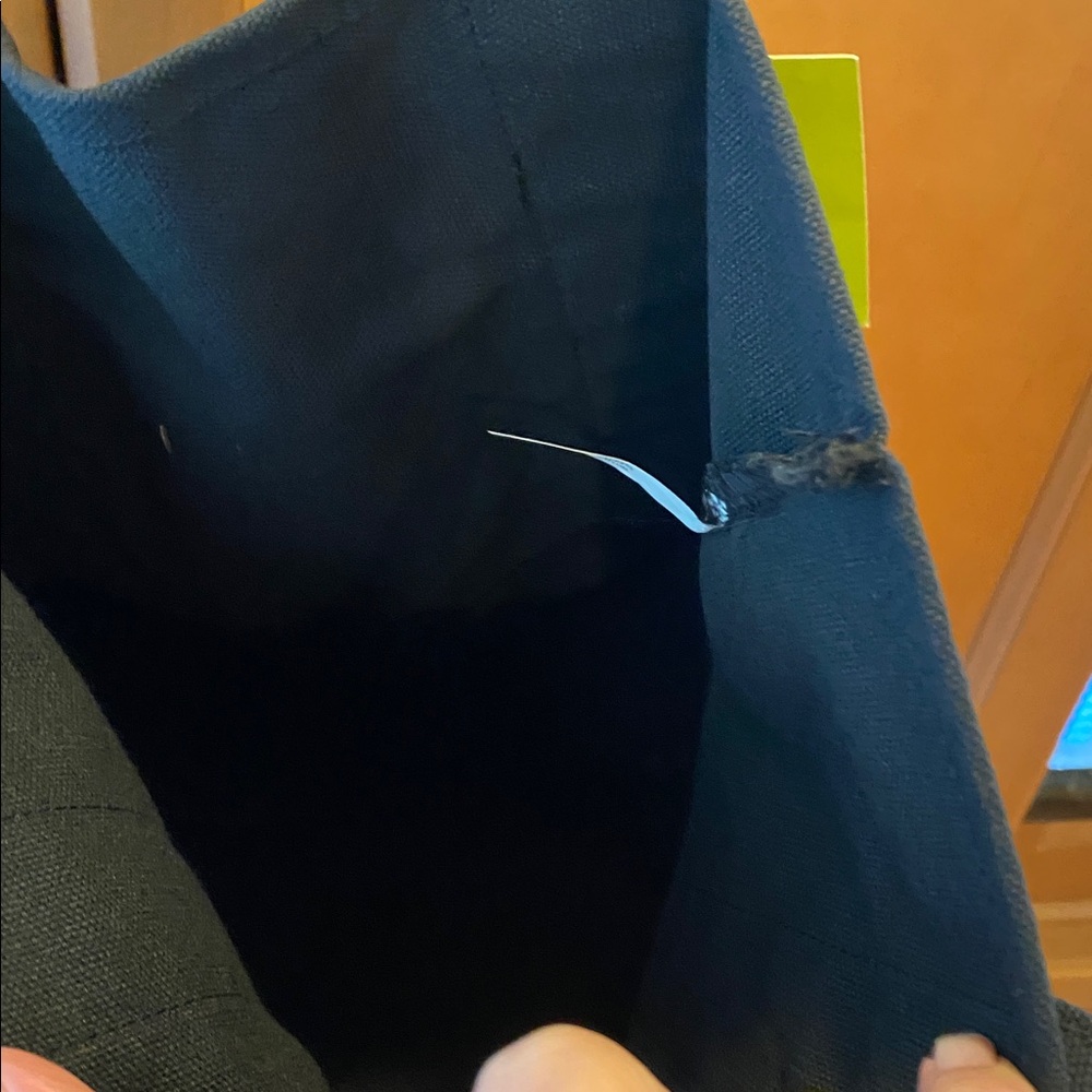 Trader Joe's Black Canvas Tote Bag - Picture 4 of 11